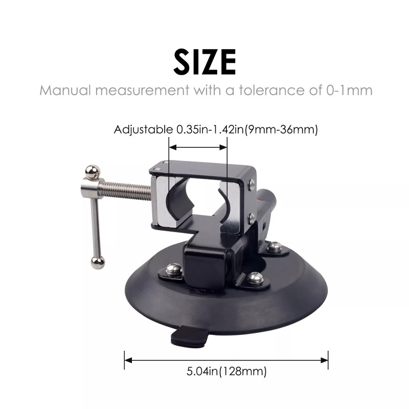 Feiteplus Universal Flagpole Holder w/ Suction Cup Kit for ATV