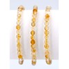 Taddart Minerals - Yellow Natural Gemstone Citrine Bracelet with 4mm
