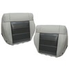 NLQR Driver & Passenger Side Bottom Replacement Seat Cover Leather