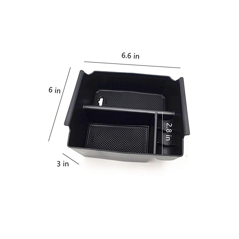 EVTIME - Bandeja organizadora de consola central compatible con Jeep