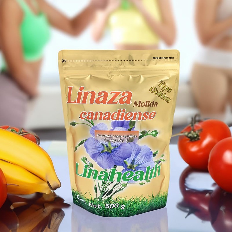 Linaza Molida Canadiense Tipo Golden Linahealth 500g