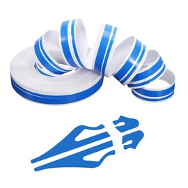 TOMALL 32ft (9.8m) Stripe Stickers for Car Hood Body Side Auto Racing Sport Pinstripe Tape Stripe Decals for Car Bumper Skirt Roof Universal Modified Decoration (Blue)