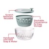 GUZZINI 10" Salad Spinner with Lid - White, Wash, Spin