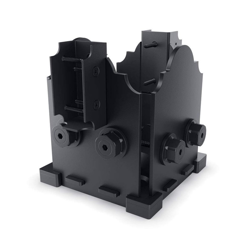 Ozco 56672 Laredo Sunset 6x6 Post Base Twin Rail Saddle,