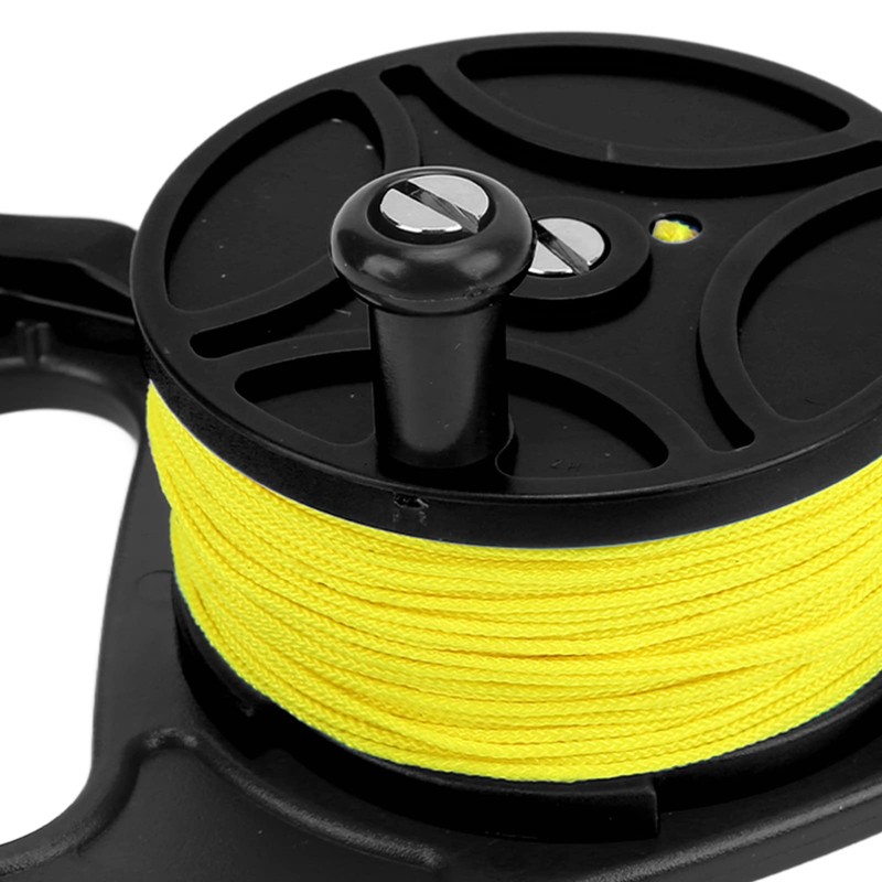 Dive Wreck Reel with Clip 83m Wire Alvinlite Scuba Dive