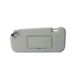 MYFANDOOR Left Driver Side Sun Visor Fit for Nissan Murano 2009-2014 with W/Vanity Light Replaces# 96401-1AA1B （Gray）