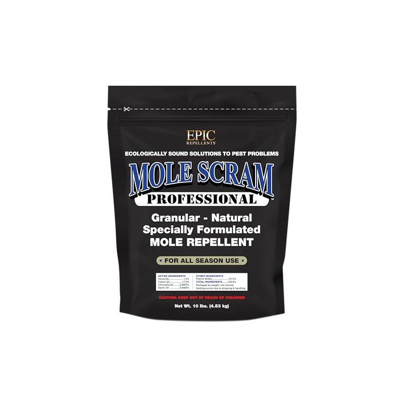 Epic Professional Mole Scram Repellent 10lb Bag