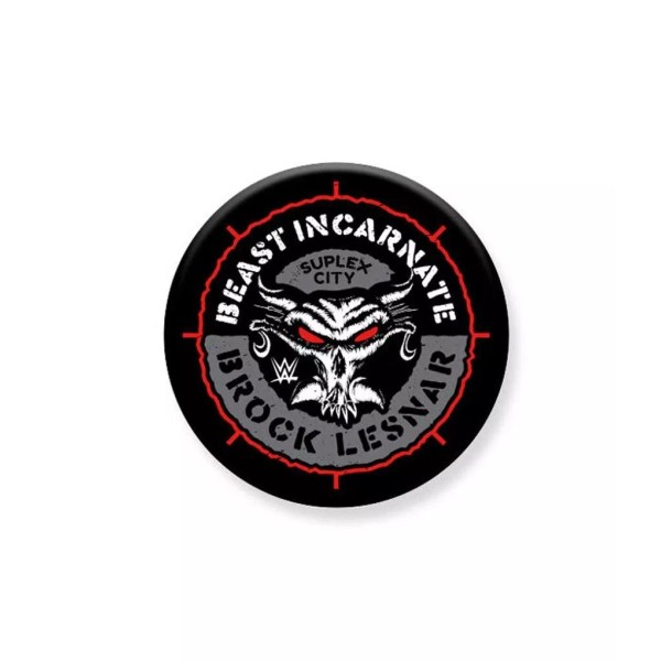 Licensed 1.25" Pinback Button WWE Brock Lesnar (1¼" Pins Approx.