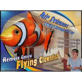 Unbranded Air Swimmers NEW RC Remote Control Flying CLOWNFISH Toy Kids Christmas Gift