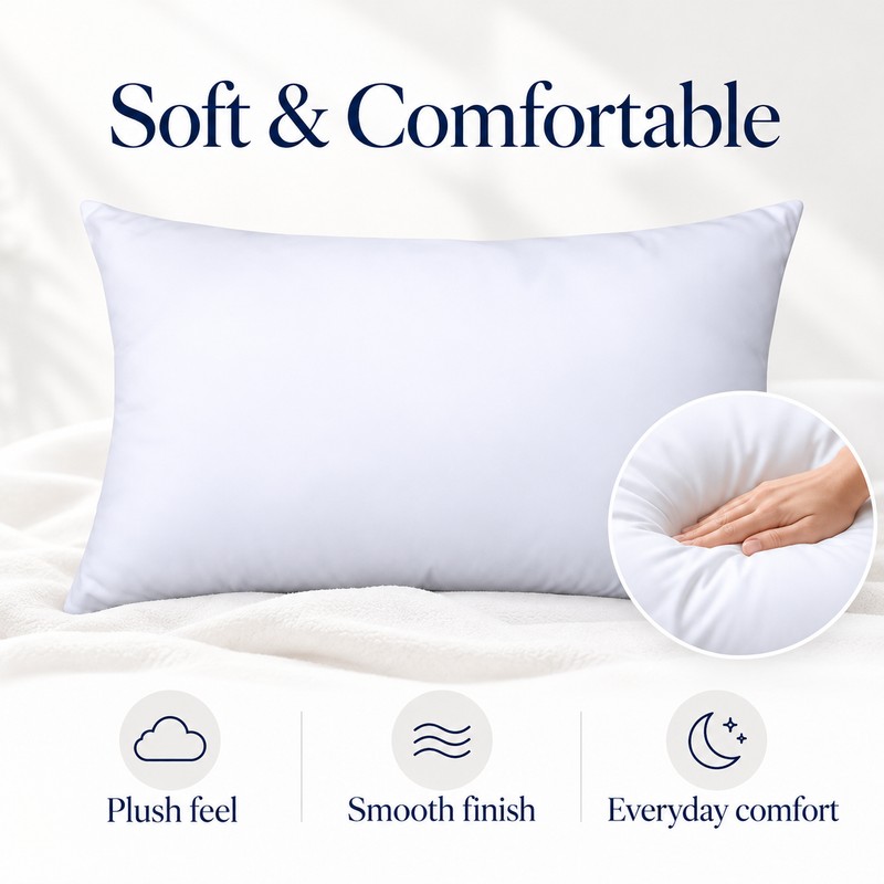 Soft Throw Pillow Inserts for Couch and Bed – Fluffy