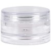 Beauticom 10G/10ML Empty Stackable Clear Round Plastic Cosmetic Jars with