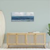 Stupell Industries Cloudy Ocean Waves Horizon Canvas Wall Art, Design
