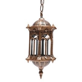 Mahugde Retro Outdoor Pendant Lights Yard Hanging Lamp Fixtur Exterior Ceiling Lamp Fixture for Gazebo Entry Yard