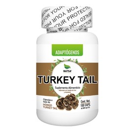 NATSA Turkey Tail, Cola de Pavo 100 cápsulas, Adaptogeno calidad Premium