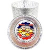 PACTOGO Disposable Aluminum 5 3/4" Meat Pot Pie Extra Deep