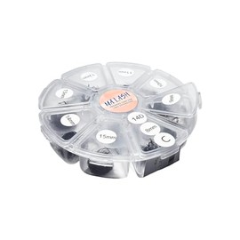 600 pcs 14D Dark brown Loose Premade/promade Fans C Curl 0.05 Mixed Tray 8-15mm by MA LASH - Long Stem Volume Eyelash Extensions (DC 14D C 0.05 8-15mm)