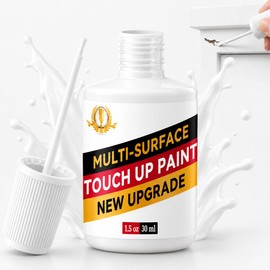 White Touch Up Paint, Multi Surface White Paint, Touch Up Paint Pen for Repairing Scratches and Chips on Bathtubs, Walls, Doors, Cabinets, Furniture, and Enamel Surfaces (Semi-Gloss, 1.5 Fl Oz)