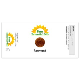 Sun Essential Oils 4oz - Rosewood Essential Oil - 4 Fluid Ounces Rosewood Oil