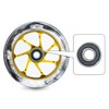 Pro Stunt Scooter Wheels 110mm24mm Watercolor Effect with ABEC-9 Bearings