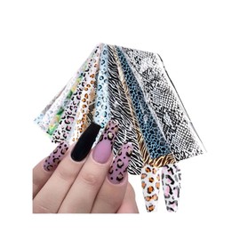 Generic Easter Rabbit Egg Flower Star Butterfly Nail Foil Transfer Sticker 10Pcs 20X4Cm Cq917 Nail Wraps Stickers Manicure Supplies for Women Nails Full Long Lasting Easy Apply and Remove