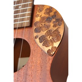 KIWAYA PG-1300-H Core Material Pick Guard for Ukulele (Concert Size, Honu, Scratch Resistant