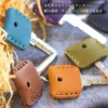 Kaaipee Antique Leather Key Caps Genuine Leather Key Covers 2-Piece
