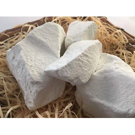 UCLAYS White Mountain edible Chalk chunks (lump) natural for eating (food), 4 oz (113 g)