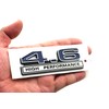 1pc 4.6 Liter High Performance Engine Emblems Badge 3D Decals