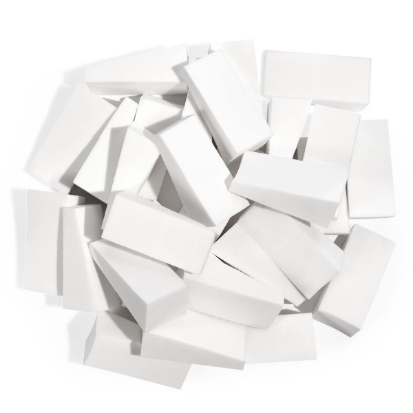 AUAUY 48 Pcs Makeup Sponge Wedge Shaped Blender, Mini Applicator