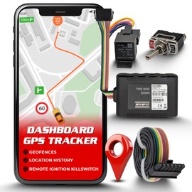 Spy Spot 4G Hard Wire Kill Switch GPS Vehicle Tracker - Remotely Disable The Ignition from Any Location - Locator Tracking Device - Black - US Coverage, Subscription Required
