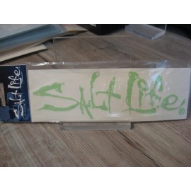 Salt Life Decal - 6.5" x 2" Small Surface Mount Sticker - Lime SAD930 Signature