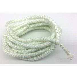 1/4" x 20' Wood Stove Door Gasket, Round Fiberglass Rope Seal (1/4" x 20' ft. roll) High Density Boiler Kiln Coke Oven Industrial Crucible