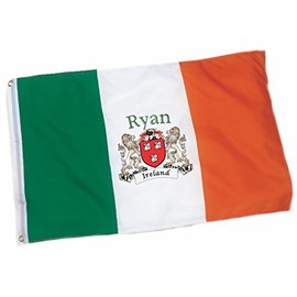 Ryan Ireland Coat of Arms Flag - 12" x 18" (Small)