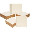 BELLE VOUS 50 Pack Unfinished Blank Wood Squares - 10