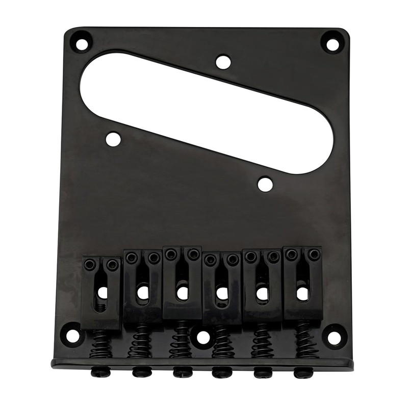 Musiclily Pro 54mm Tele Bridge with Modern Zinc Alloy 6-Saddles