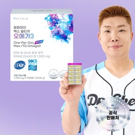 Dr. Check One Purday Max Altige Omega 3 90 capsules, 1 unit / 닥터체크 원퍼데이 맥스 알티지 오메가3 90캡슐, 1개