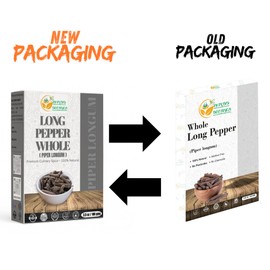 Herbs Botanica Long Pepper Whole (Piper Longum), Black Peppercorns Pippali for Cooking, Herbal Remedies, Pure Indian Spice, Dried Natural Longum, 3.52 oz / 100 gm, Ayurvedic Uses