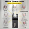 VEVOR 100PCS Oscillating Saw Blades, Quick Release Multitool Blades Kit,