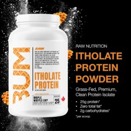 Raw Cbum Itholate Protein Iso Proteina 825 Grs 25 Servs Sabor Mapple Waffle                                                                           