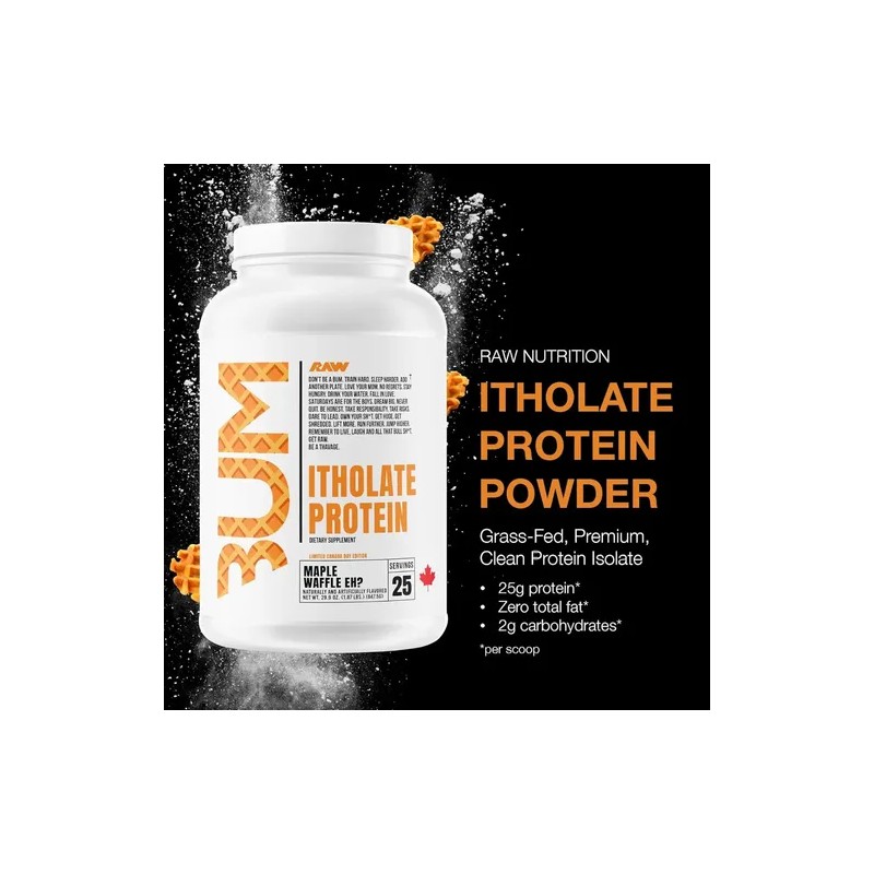 Raw Cbum Itholate Protein Iso Proteina 825 Grs 25 Servs