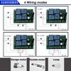 Bkiyougo 433mhz Remote, 12v Remote Control Switch, DC 6-30V 10A