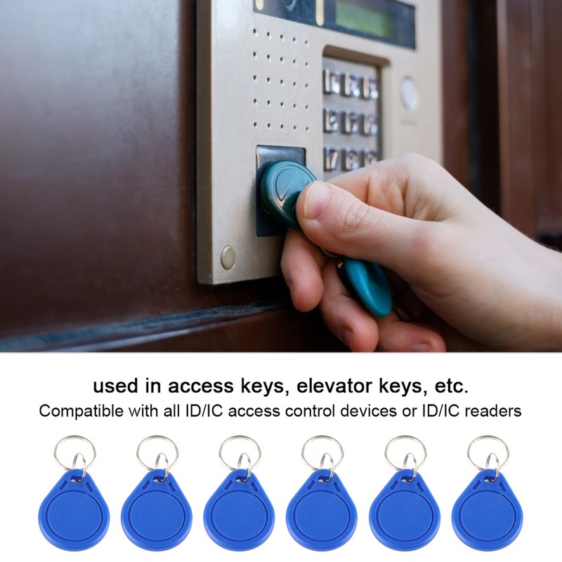 50pcs 125KHz Access Control RFID EM4100 Card Tag Token Key