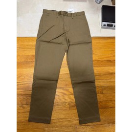 Banana Republic Athletic Tapered Fit Rapid Movement Chino Pants 31/30 NEW w Tags - Airforce Khaki