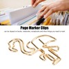 100pcs Flamingo Paper Clip Cute Animal Shape File Note Page