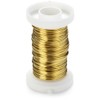 Gütermann/KnorrPrandell 6468845 - Filo Arrotolato, 0,6mm, Colore: Ottone