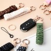 Sylixonae Cute Scrunchie Keychain Wristlet for Women & Men -
