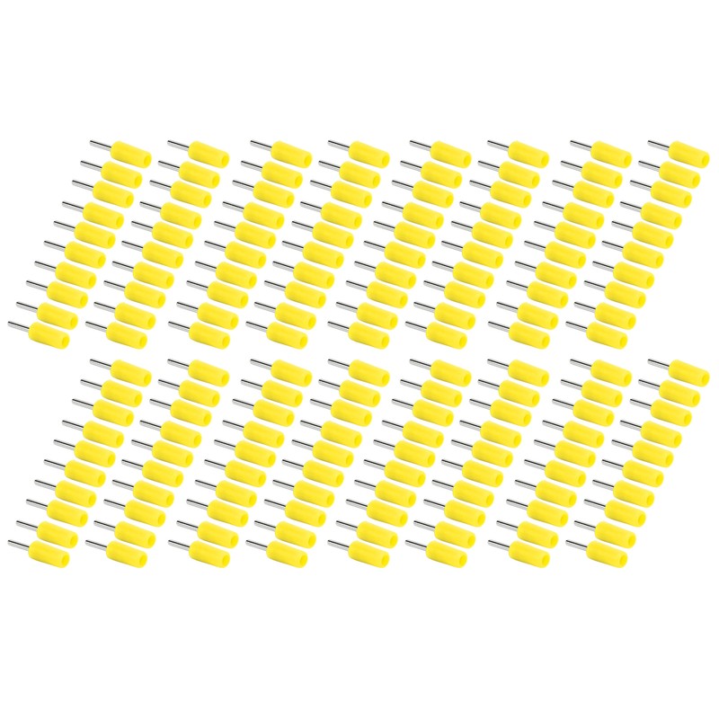 100Pcs Banana Plug Male Nickel Plated Brass Pin Straight for