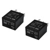2-Pack Relay 8T2T-14B192-AA | 12VDC 4-Pin Automotive Relay Replacement Compatible