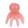 BIUDECO Octopus Scalp Massage Comb Portable Pink Finger Massager Brush