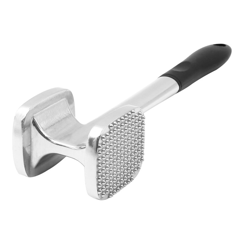 ZONADAH Meat Tenderizer Stainless Steel Mallet Hammer Meat Pounder Double-Sided